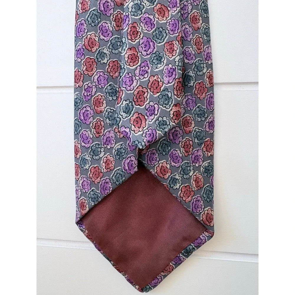 Classics Debenhams Floral Silk Tie Classic W 3.5